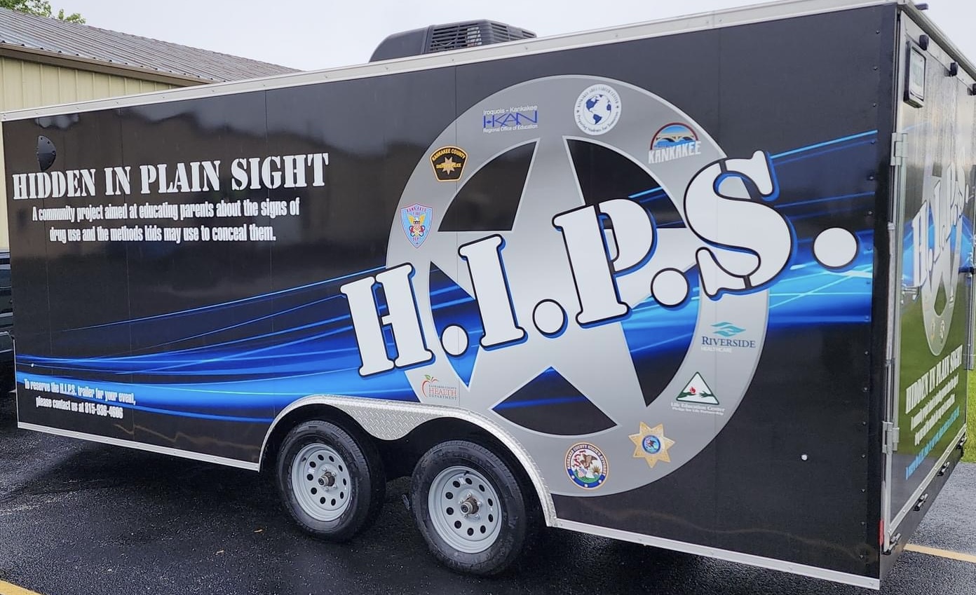 The outside of the HIPS Trailer